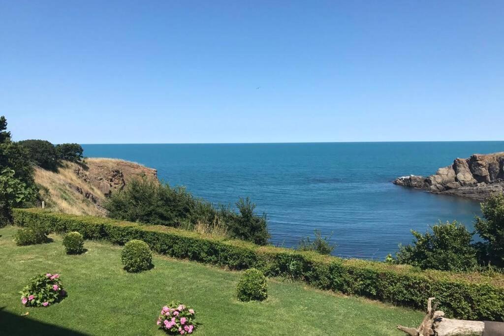 Seaview Dreamy Apartment With A Pool And Garden Синеморец Екстериор снимка